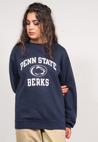 CHAMPION VINTAGE 90'S NAVY BLUE PENN STATE SWEATSHIRT