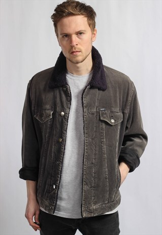 VINTAGE CORDUROY FLEECE LINED JACKET