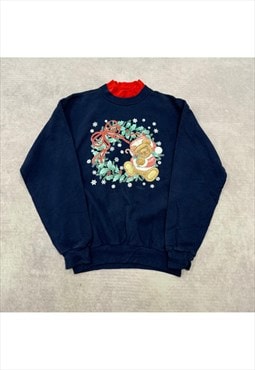 Vintage Christmas Sweatshirt Women's M