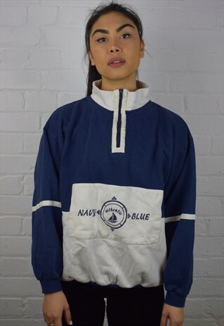 VINTAGE 90'S 1/4 ZIP SWEATSHIRT