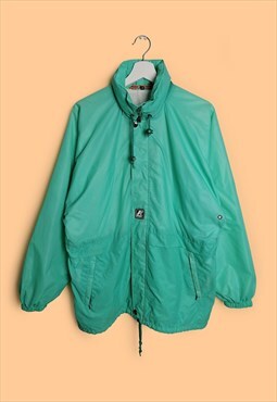 KWAY Vintage 90's Unisex Rain Jacket Parka Windbreaker