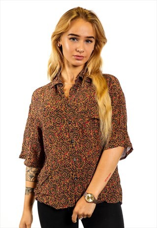 VINTAGE PATTERNED SHIRT S812