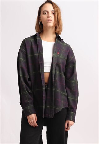 VINTAGE POLO RALPH LAUREN FLANNEL SHIRT