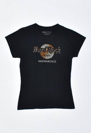 VINTAGE 90'S HARD ROCK CAFE SANFRANCISKO T-SHIRT TOP BLACK
