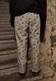 REFLECTIVE BUTTERFLY JOGGERS WIDE OVERALLS GREY
