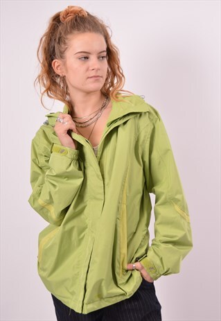 VINTAGE K-WAY RAIN JACKET GREEN