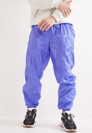 VINTAGE NIKE SHELLSUIT BOTTOMS PURPLE