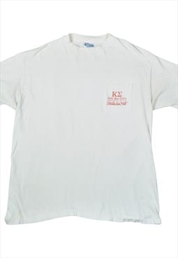 Vintage Mississippi State Single Stitch T-Shirt White Large