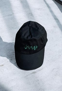 Vintage Y2K Black Jeep Embroidered Cap