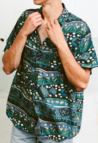 VINTAGE 90S PATTERNED SHIRT