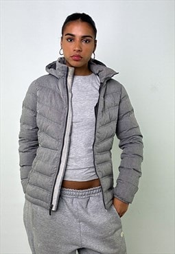 Light Grey y2ks The North Face 700 Series Puffer Jacket Coat