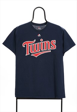 Vintage Majestic Minnesota Twins MLB Sports TShirt Womens