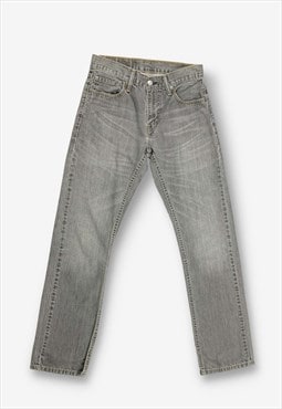 Vintage levi's 514 straight leg jeans charcoal w28 BV20866
