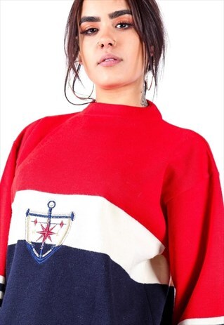 VINTAGE EMBROIDERED KNIT JUMPER K644
