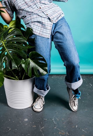 VINTAGE LEVI'S 544 BLUE MOM JEANS