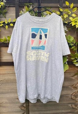 Vintage 1990s fruit of the loom Michigan grey T-shirt XL