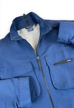 Nike Tech Vintage Y2K Navy blue Multi pocket jacket
