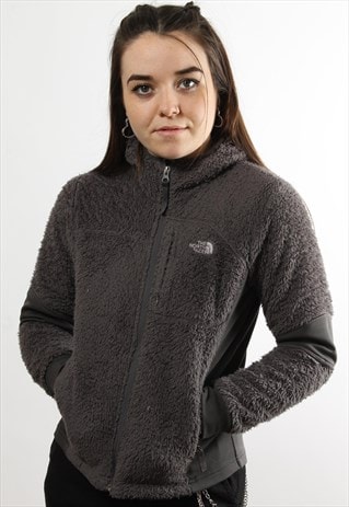 VINTAGE THE NORTH FACE TNF GREY FLEECE HOODIE