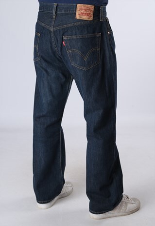 LEVIS 501'S BLUE DENIM JEANS W38 L30 (CN2E)