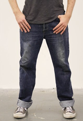 VINTAGE BLUE LEVI'S 581 PAINT JEANS