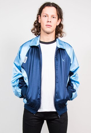 90'S VINTAGE NAVY BLUE PUMA TRACKSUIT JACKET