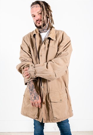 VINTAGE 80S CARHARTT WORKWEAR COAT/ S7726