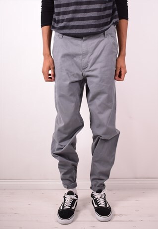 CARHARTT MENS VINTAGE JEANS W36 L34 GREY 90S