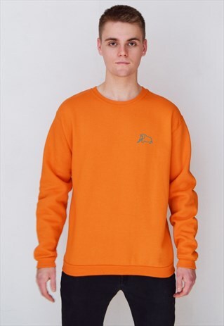 ORANGE ELEPHANT (BLUE) SWEATSHIRT
