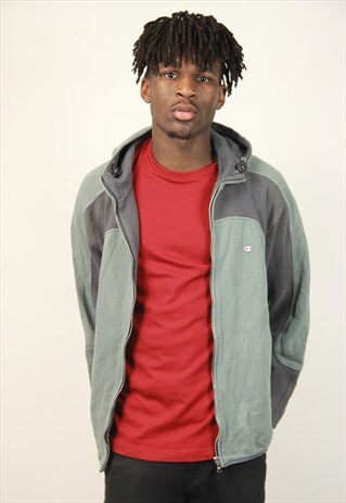 VINTAGE CHAMPION ZIP UP HOODIE