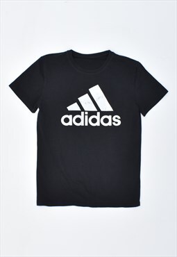 Vintage Adidas T-Shirt Top Black