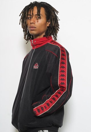 VINTAGE KAPPA TAPE LOGO TRACK JACKET
