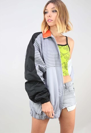 VINTAGE OVERSIZED LACOSTE FESTIVAL WINDBREAKER JACKET