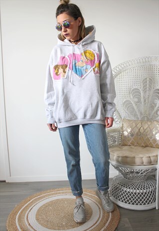 SWEATSHIRT PRINTED VINTAGE PRINCESSES