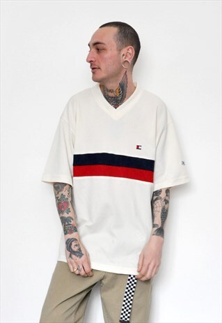 VTG 90S TOMMY HILFIGER T-SHIRT