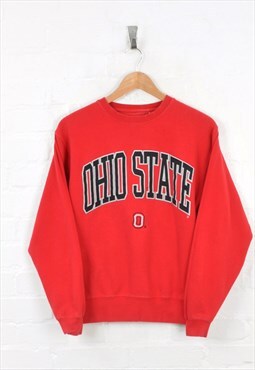 Vintage Ohio State Sweater Red Ladies Small