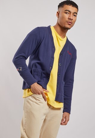 VINTAGE NEW ENGALND PATRIOTS CARDIGAN