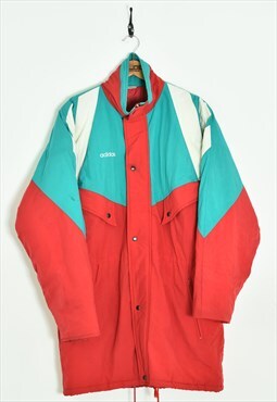 Vintage  1990's Adidas Coat Red XLarge