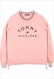 Vintage 90's Tommy Hilfiger Sweatshirt Spellout Logo