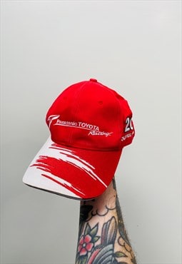 Vintage Panasonic Toyota Racing Embroidered hat cap