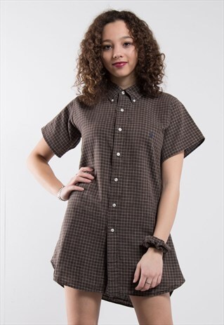 REWORKED RALPH LAUREN SHIRT DRESS