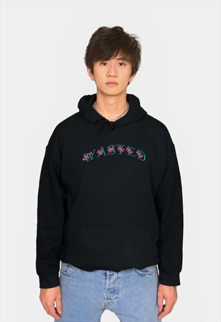 WASTED HOODIE IN BLACK