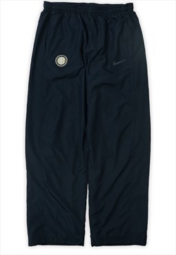 Vintage Nike Inter Milan Navy Tracksuit Bottoms Mens