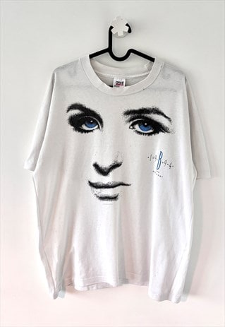 Vintage Barbara Streisand white 1994 tour T-shirt medium 