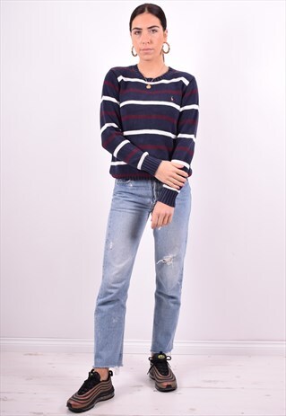 POLO RALPH LAUREN WOMENS VINTAGE JUMPER SWEATER LARGE 90'S