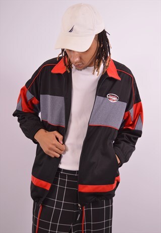 VINTAGE DIADORA TRACKSUIT TOP JACKET MULTI