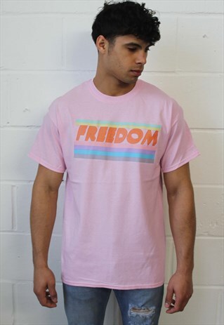PINK RETRO T-SHIRT