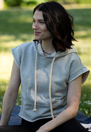 MILA - SHORT SLEEVE HOODIE