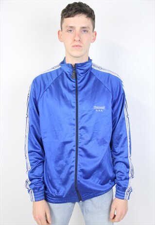 VINTAGE 90'S SPALDING USA BLUE JACKET