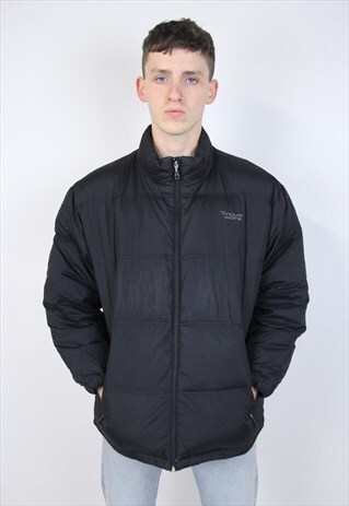 VINTAGE 90S BLACK PADDED JACKET