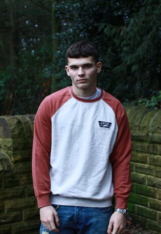 VINTAGE GREY VANS SWEATSHIRT